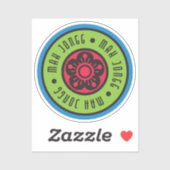 Mah Joggロゴ1ビニールステッカー シール (シート)