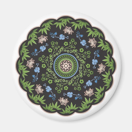 Mah Jogg花/ワンドットマグネット マグネット (正面)