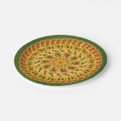 Mah Jongの曼荼羅 ペーパープレート (アングル)