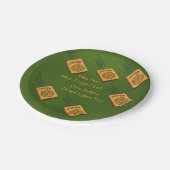 Mah Jongの願い ペーパープレート (アングル)