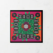 Mah Jong 2025三折カード 三つ折りプログラム (カバー)