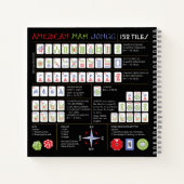 Mah Jong Charleston/American Tiles Notebook ノートブック (裏面)