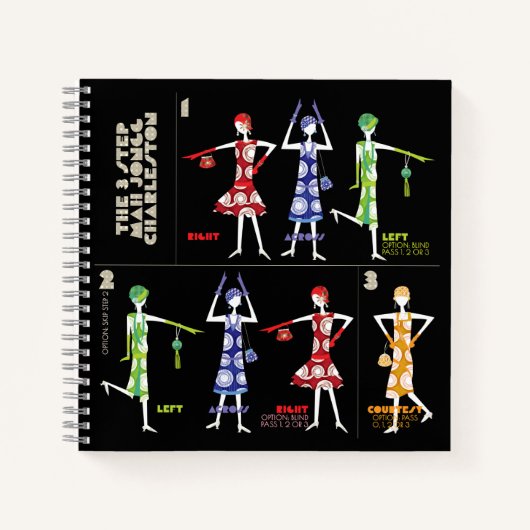 Mah Jong Charleston/American Tiles Notebook ノートブック (正面)