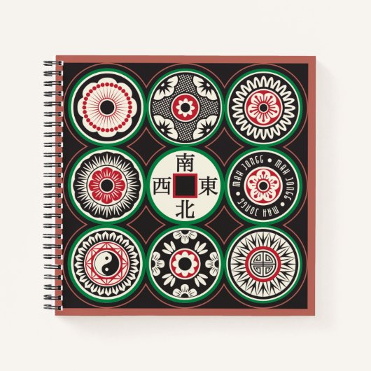 Mah Jong One Dots Coin Notebook ノートブック (正面)