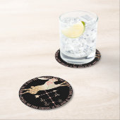 Mah Jong Year of the Rabbit Coaster ラウンドペーパーコースター (インサイチュ)