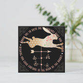 Mah Jong Year of the Rabbit Flat Card 招待状 (スタンド正面)