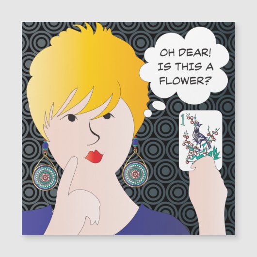 Mah Jonggことわざワンバムマグネットカード (正面)