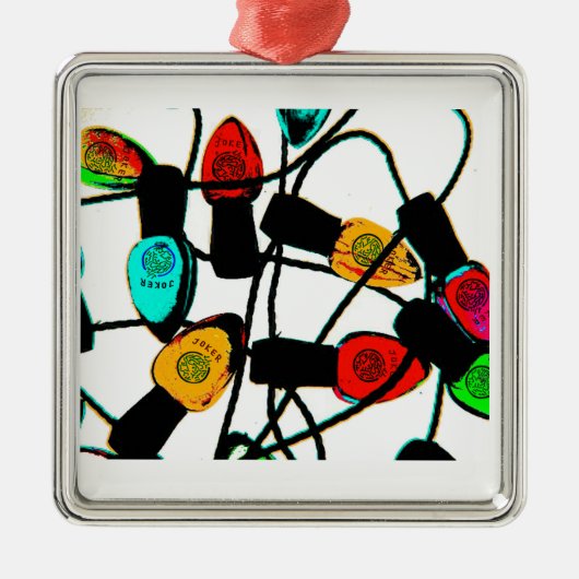 Mah Jonggのクリスマスの照明のオーナメント メタルオーナメント (正面)