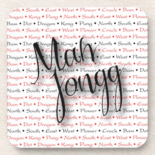 Mah Jonggのコースターセット コースター (正面)