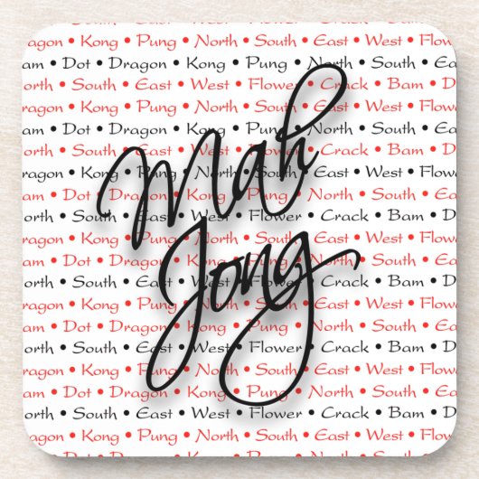 Mah Jonggのコースターセット コースター (正面)