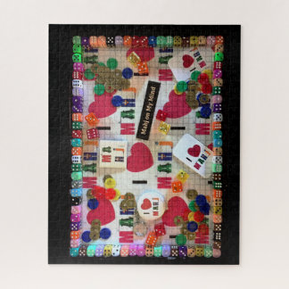 Mah JonggのジグソーパズルIのハートMah Jongg ジグソーパズル