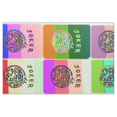 Mah Jonggのジョーカーの生地 ファブリック (ファットクウォーター)