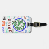 Mah Jonggのジョーカーの荷物のラベル ラゲッジタグ (正面横)