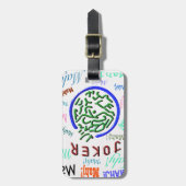 Mah Jonggのジョーカーの荷物のラベル ラゲッジタグ (正面縦)