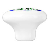 Mah Jonggのジョーカーの陶磁器のノブ セラミックノブ (側面)