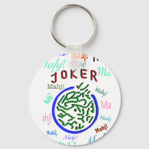 Mah JonggのジョーカーKeychain キーホルダー