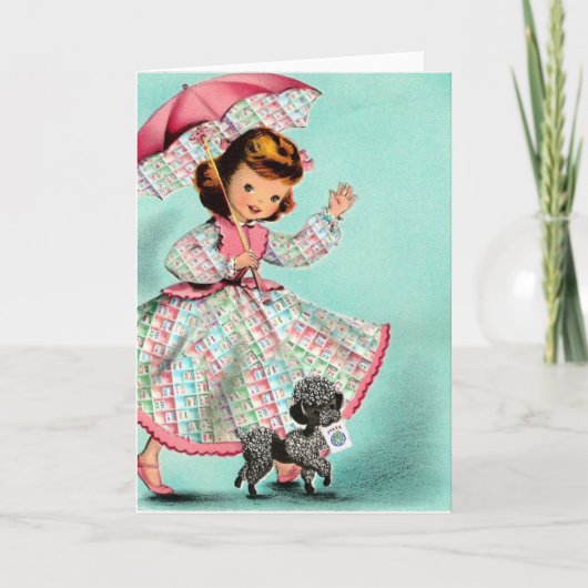 Mah Jonggのプードルカード カード (正面)