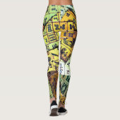 Mah Jonggのヴィンテージのタイルのレギンス レギンス (裏面)