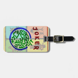 Mah Jonggの大きいジョーカーの荷物のラベル ラゲッジタグ