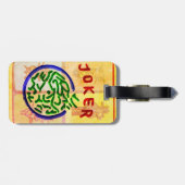 Mah Jonggの大きいジョーカーの荷物のラベル ラゲッジタグ (裏面横)
