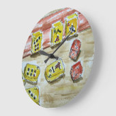 Mah Jonggの時計 ラージ壁時計 (傾斜)