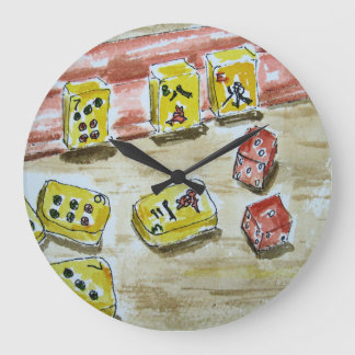 Mah Jonggの時計 ラージ壁時計