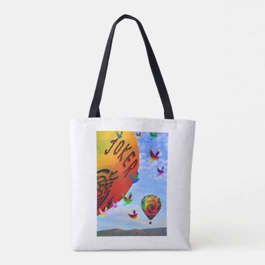 Mah Jonggの気球のトートバック トートバッグ (裏面)