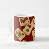 Mah Jonggの演劇 コーヒーマグカップ (正面左)