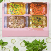 Mah Jonggの缶詰になるタオル キッチンタオル (折り畳み)