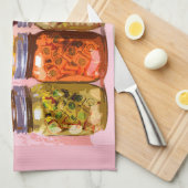 Mah Jonggの缶詰になるタオル キッチンタオル (四つ折り)