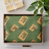 Mah Jonggの花のタイル 薄葉紙 (ギフト)