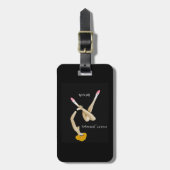 Mah Jonggの荷物のラベル ラゲッジタグ (正面縦)