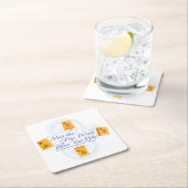 Mah Jonggの風 スクエアペーパーコースター (インサイチュ)