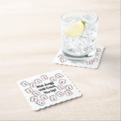 Mah Jonggはコースターの上の割ります ペーパーコースター (インサイチュ)