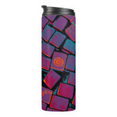 Mah Jonggはタンブラーをタイルを張ります タンブラー (回転右)