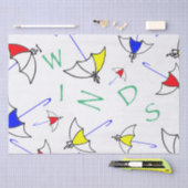 Mah Jonggはティッシュペーパーを巻きます 薄葉紙 (クラフト)