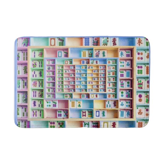 Mah Jonggはバス・マットをタイルを張ります バスマット (正面)