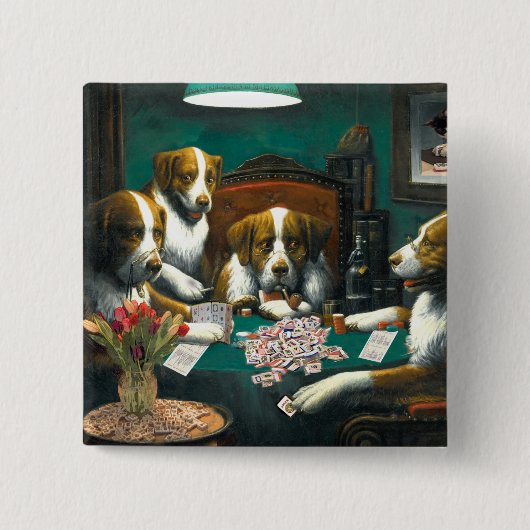 Mah JonggはPinの後をつけます 缶バッジ (正面)