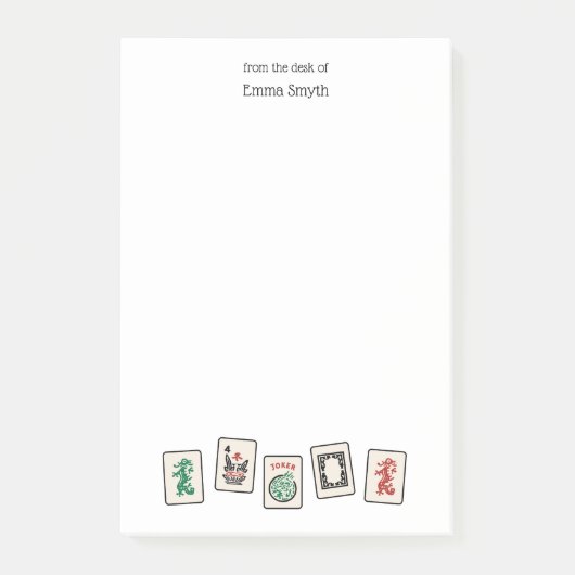 Mah Jonggポストイットノート ポストイット (正面)