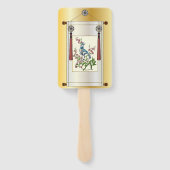 Mah Jonggレッドキャビネットファン ハンドファン (裏面)