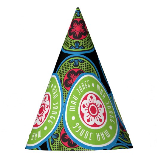 Mah Jonggロゴパーティー帽子 パーティーハット (正面)