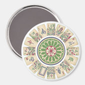 Mah Jonggワンドットマグネット マグネット (正面/裏面)