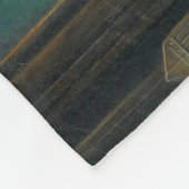 Mah Jongg毛布を遊んでいる犬 フリースブランケット (角)