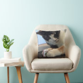 Mah Jongg猫および犬の枕 クッション (椅子)