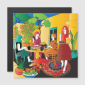 Mah Jongg Adobeフラットマグネット (正面/裏面)