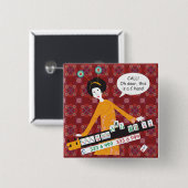 Mah Jongg C Hand Button 缶バッジ (正面&裏面)