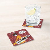 Mah Jongg C Hand Coasters スクエアペーパーコースター (インサイチュ)