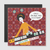 Mah Jongg C Hand Flat Magnet (正面/裏面)