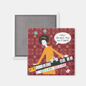 Mah Jongg C Hand Magnet マグネット (正面/裏面)