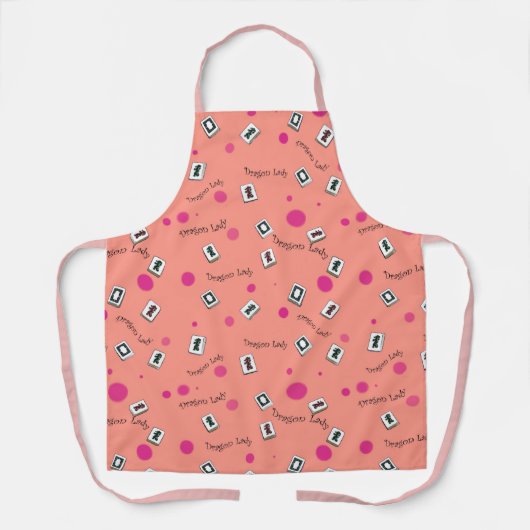 Mah Jongg "Dragon Lady" Apron エプロン (正面)